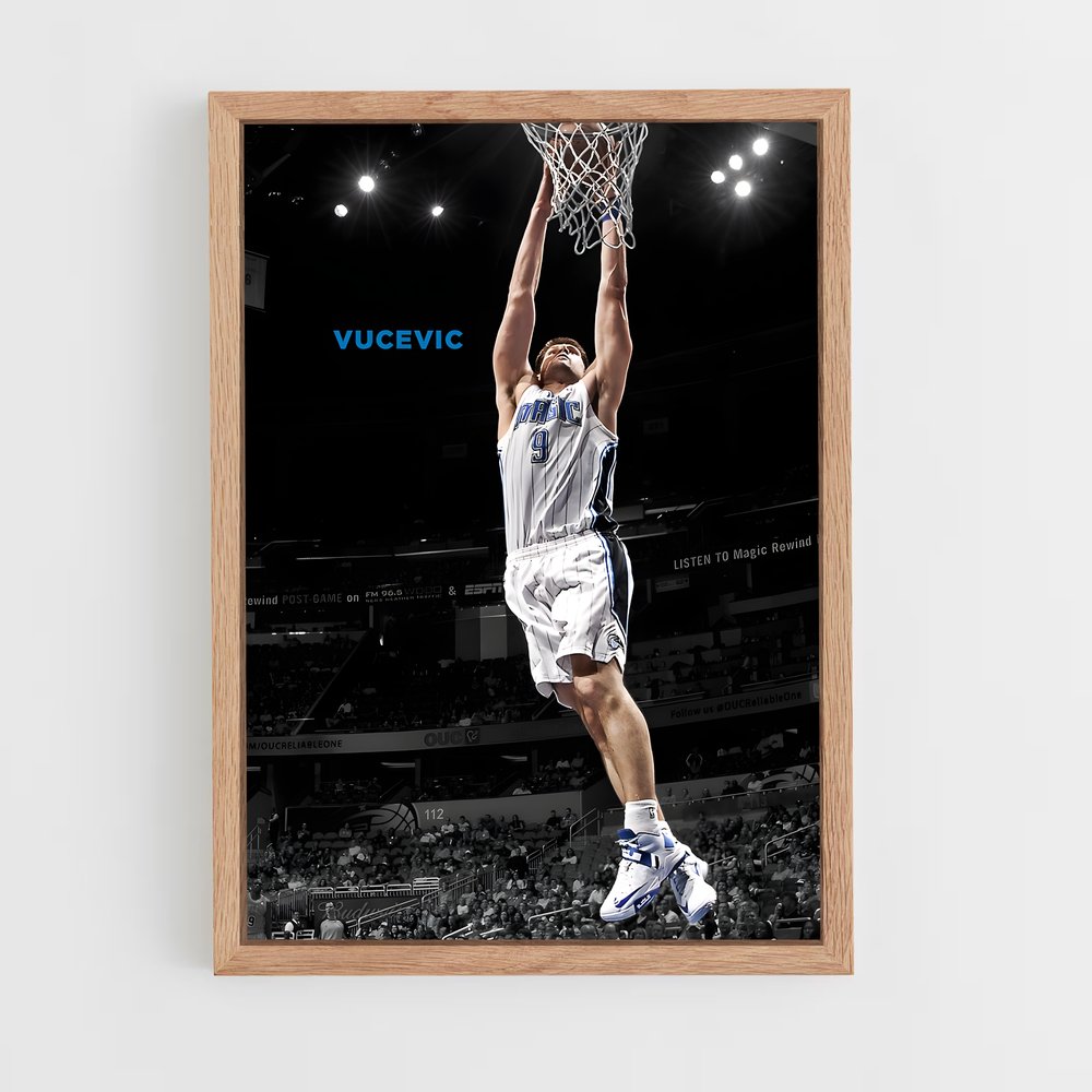 Poster Nikola de vucevic – affiche Basketball (vue 4)